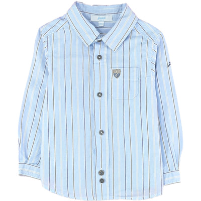 Chemise à manches longues de seconde main en coton pour bébé garçon de 18 mois - photo recto