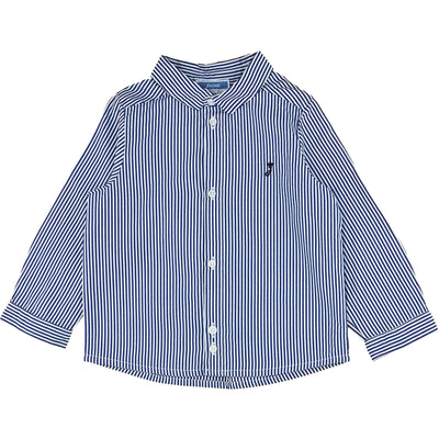Chemise à manches longues de seconde main en coton pour bébé garçon de 18 mois - photo recto