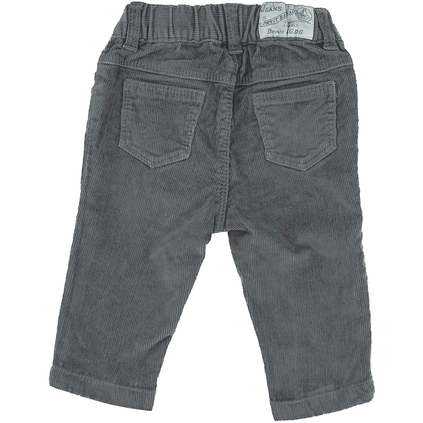 Pantalon de seconde main en velours pour bébé garçon de 3 mois - photo verso