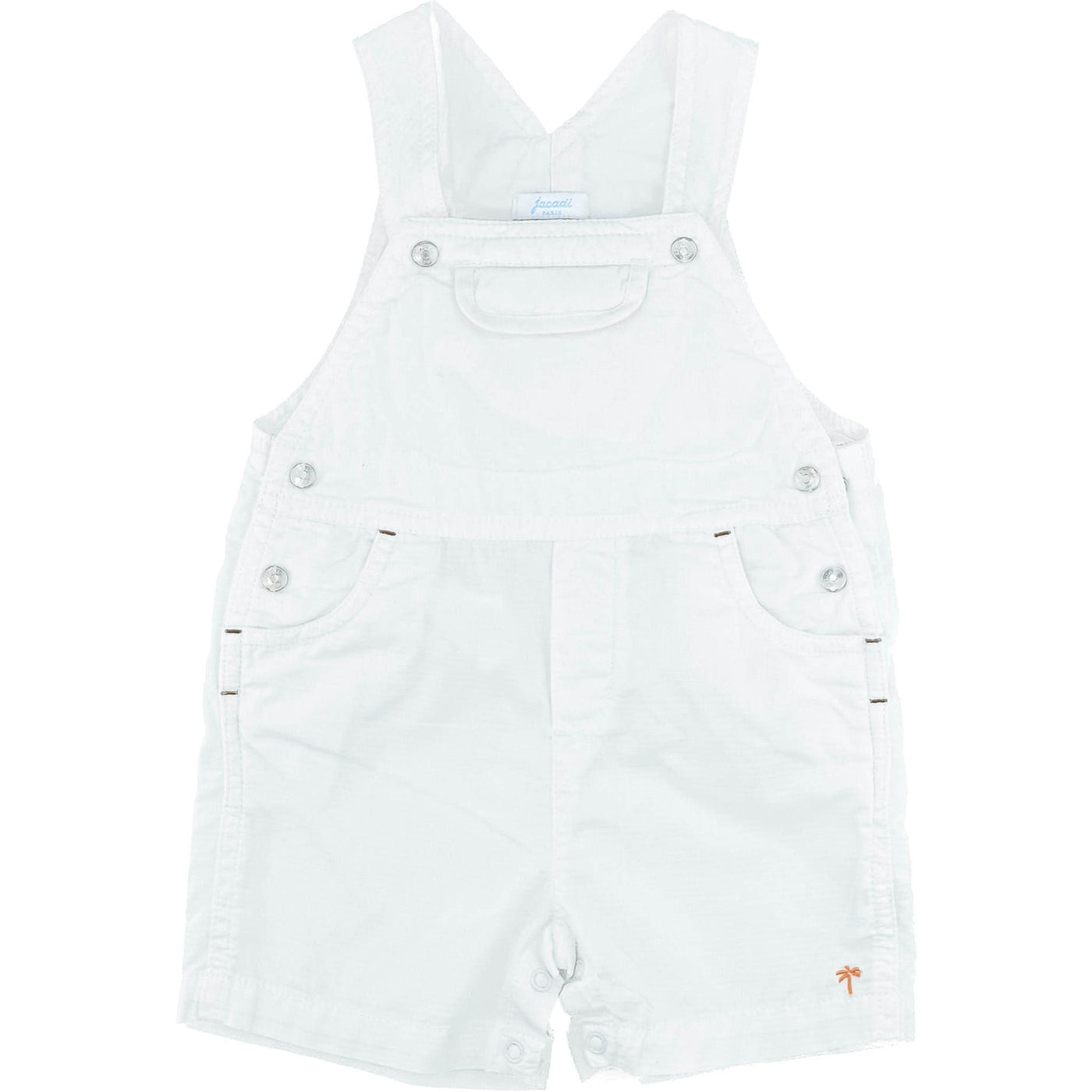 Salopette-short de seconde main en coton pour bébé garçon de 6 mois - photo recto