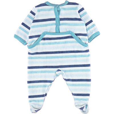 Pyjama de seconde main en velours pour bébé garçon de 3 mois - photo verso