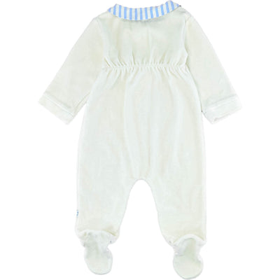 Pyjama de seconde main en velours pour bébé garçon de 6 mois - photo verso