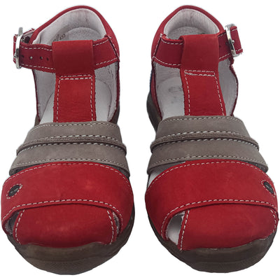 Sandales de seconde main en cuir pour bébé garçon  - photo face