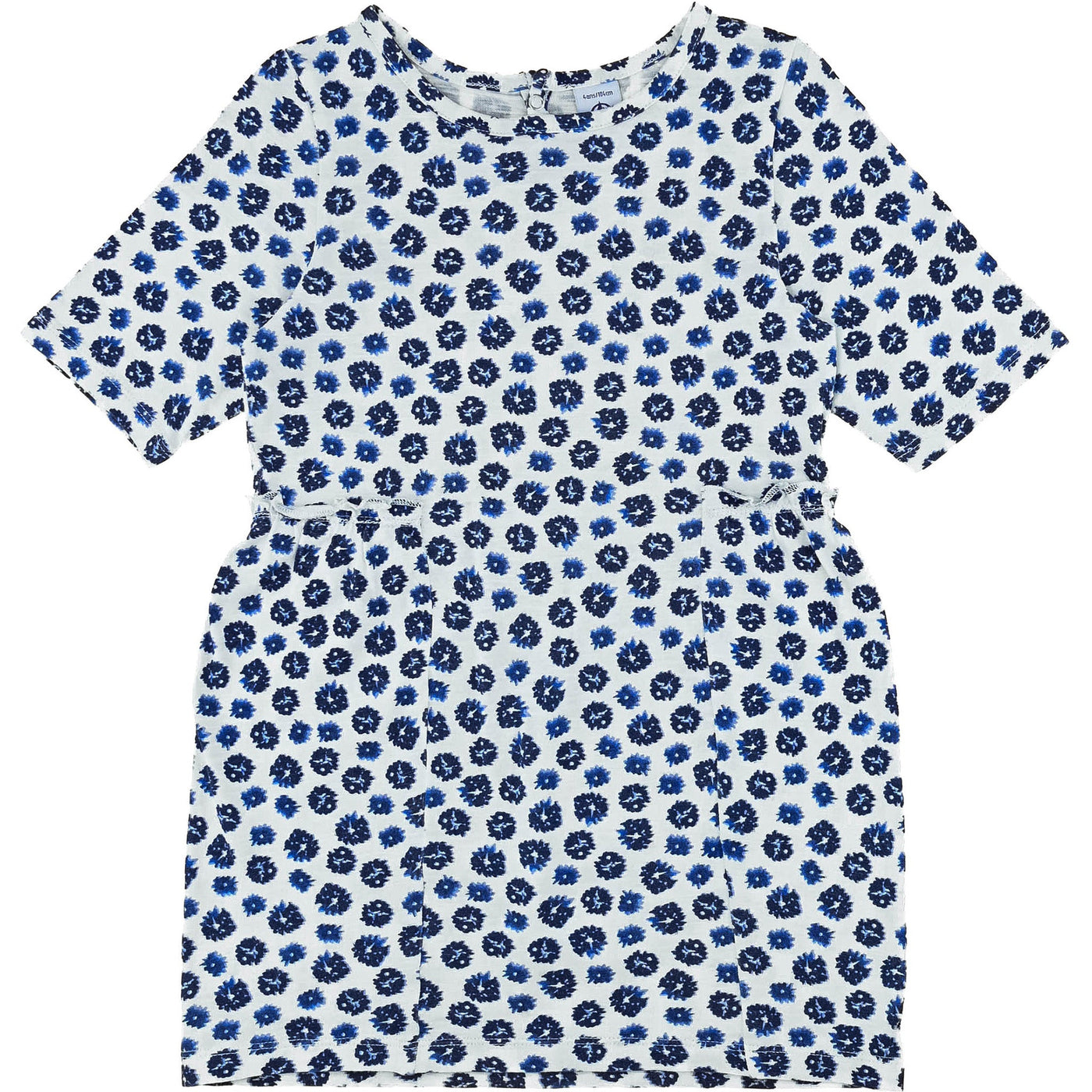 Robe à manches courtes de seconde main en coton pour enfant fille de 4 ans - photo recto