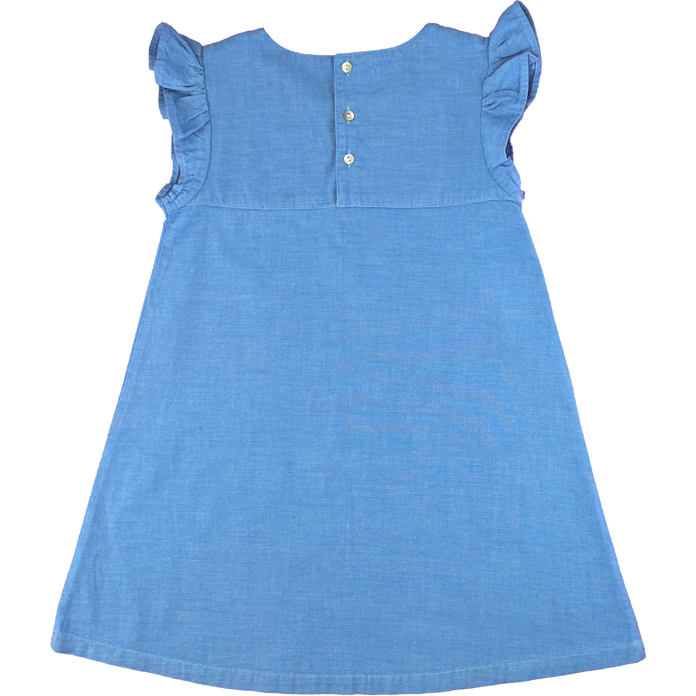 Robe sans manche de seconde main en coton pour enfant fille de 4 ans - photo verso