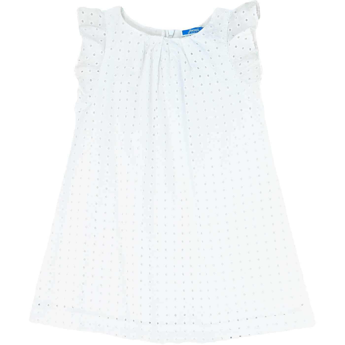 Robe de cérémonie de seconde main en coton pour enfant fille de 3 ans - photo recto