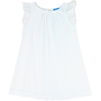 Robe de cérémonie de seconde main en coton pour enfant fille de 3 ans - photo recto