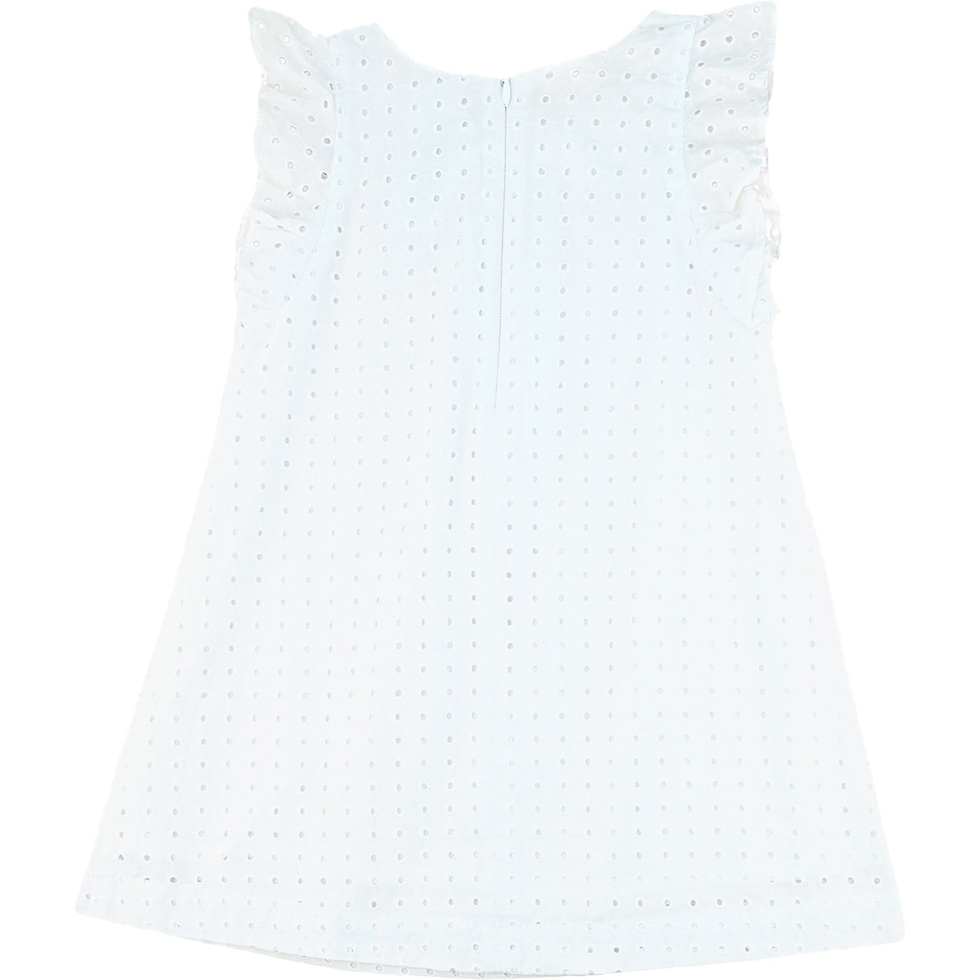 Robe de cérémonie de seconde main en coton pour enfant fille de 3 ans - photo verso