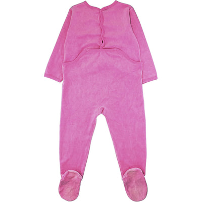 Pyjama de seconde main en velours pour enfant fille de 3 ans - photo verso
