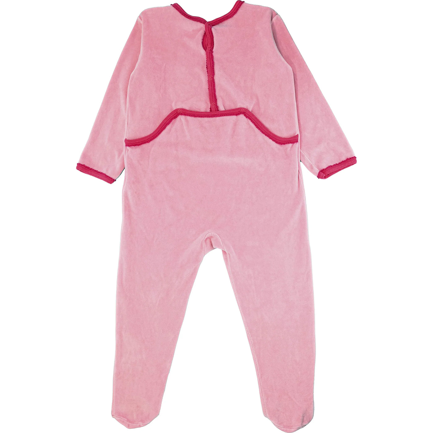 Pyjama de seconde main en velours pour enfant fille de 3 ans - photo verso