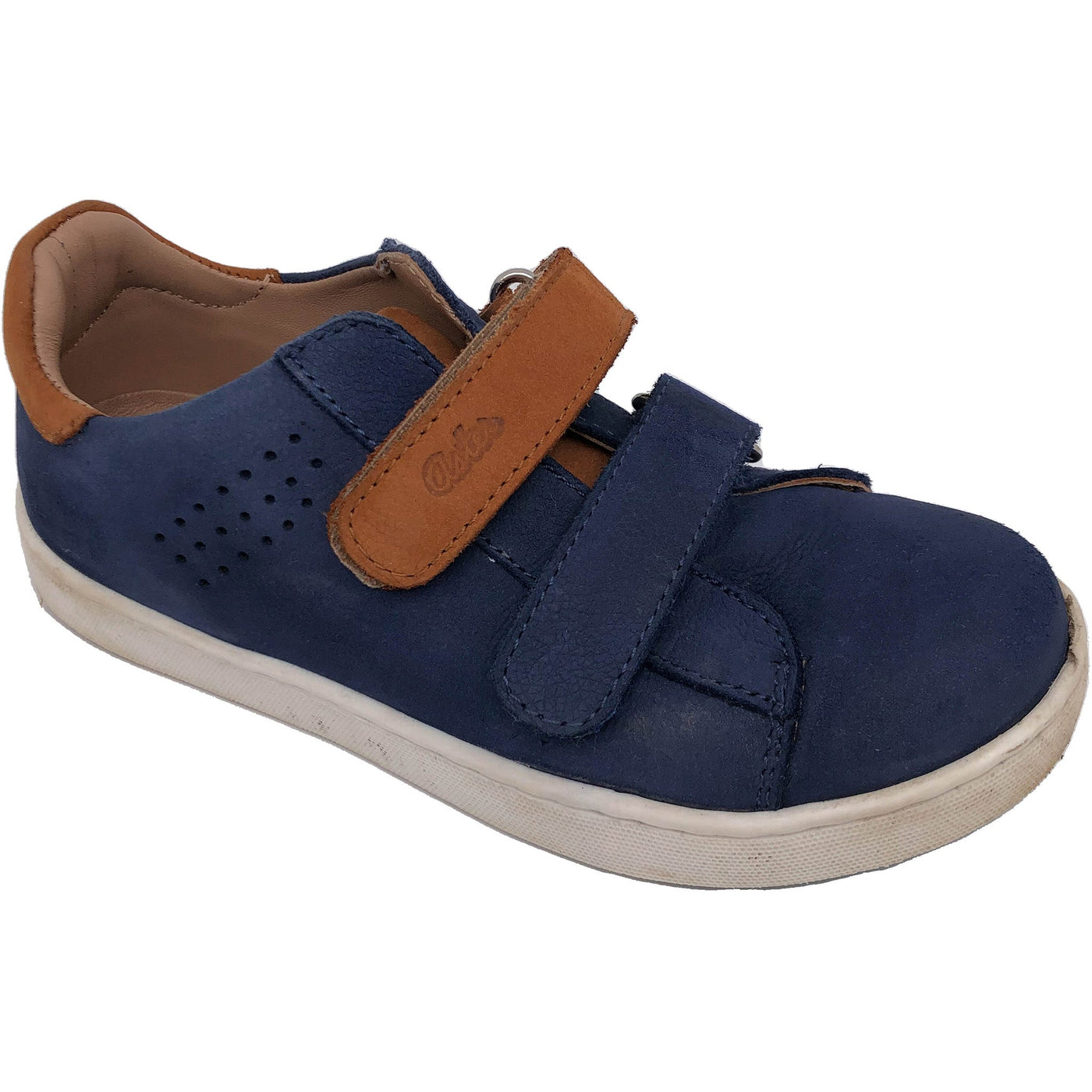 Baskets de seconde main en cuir nubuck pour enfant - photo quarts