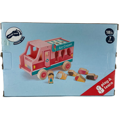 Camion "Camion glacier" de seconde main en bois pour enfant à partir de 18 mois - photo alternative_4