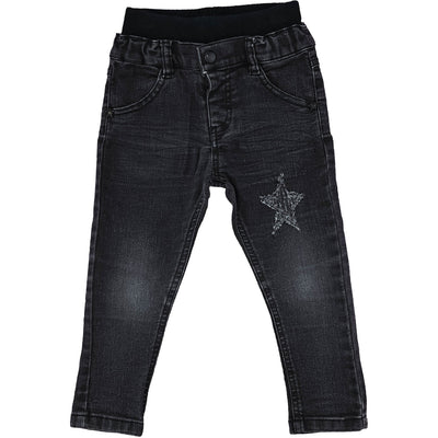 Pantalon de seconde main en jean pour bébé fille de 24 mois - photo recto
