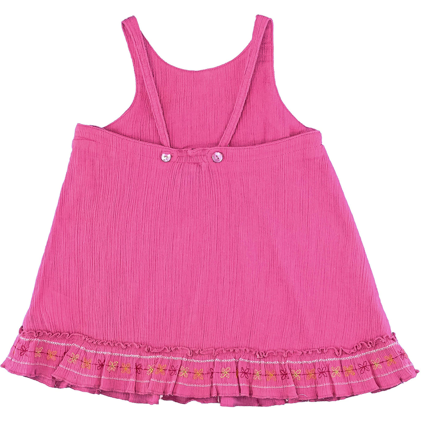 Robe sans manche de seconde main en coton pour bébé fille de 6 mois - photo verso
