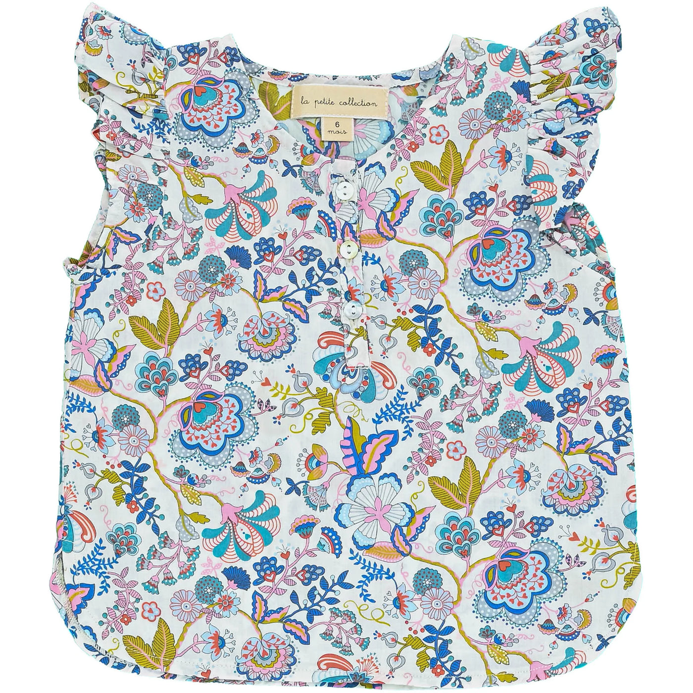 Blouse sans manche de seconde main pour bébé fille de 6 mois - photo recto