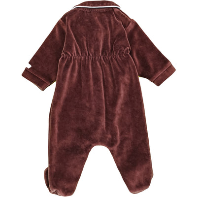 Pyjama de seconde main en velours pour bébéde 1 mois - photo verso