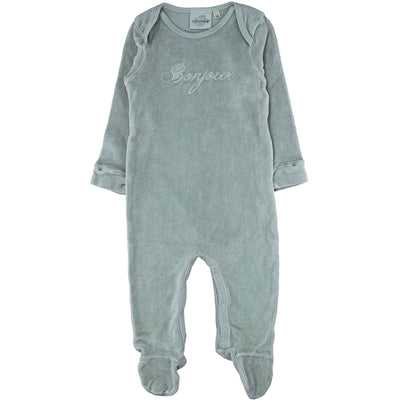 Pyjama de seconde main en velours pour bébéde 6 mois - photo recto