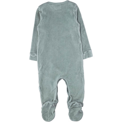 Pyjama de seconde main en velours pour bébéde 6 mois - photo verso