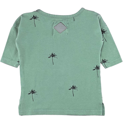 T-Shirt à manches longues de seconde main en coton bio et élasthanne pour bébéde 6-9 mois - photo verso