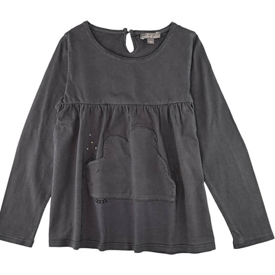 Blouse à manches longues de seconde main pour enfant fille de 4 ans - photo recto