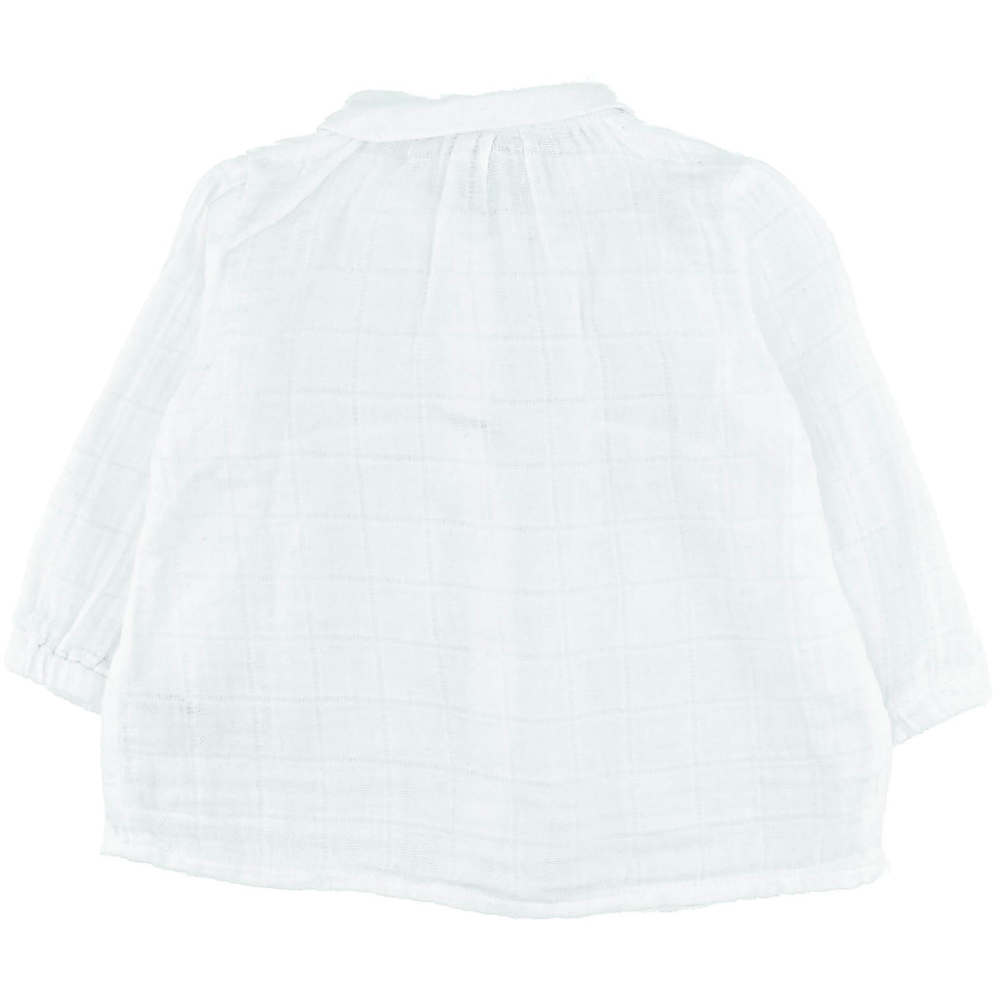 Blouse à manches longues de seconde main en coton pour bébé fille de 6 mois - photo verso