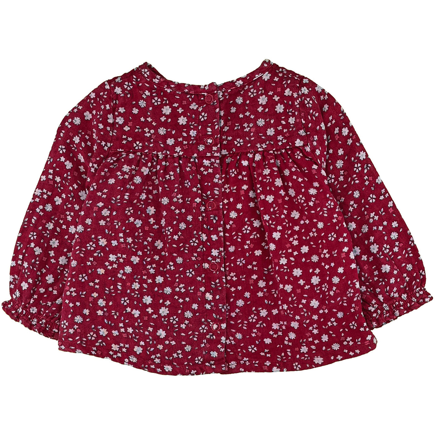 Blouse à manches longues de seconde main en coton pour bébé fille de 6 mois - photo verso