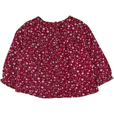 Blouse à manches longues de seconde main en coton pour bébé fille de 6 mois - photo verso