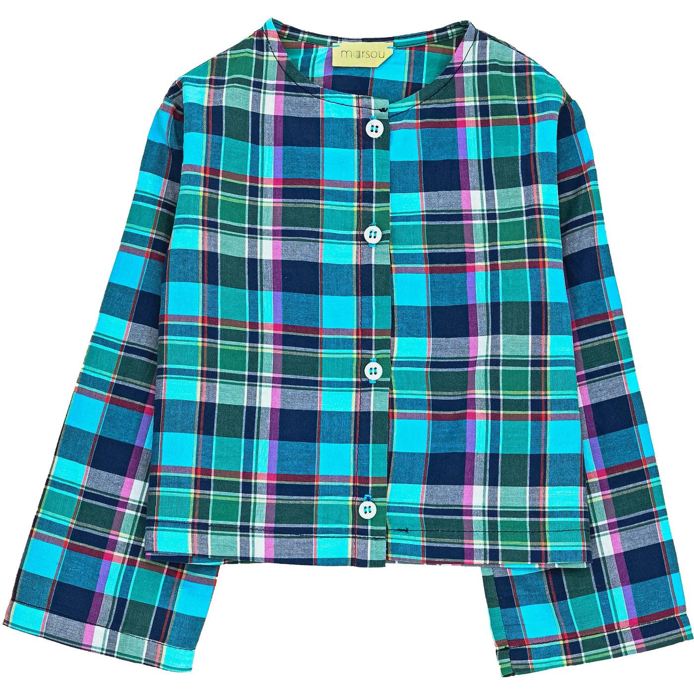 Chemise à manches longues de seconde main en coton pour bébé garçon de 24 mois - photo recto