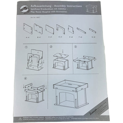 Set d'imitation "Hôpital et ses accessoires" de seconde main en bois pour enfant à partir de 3 ans - photo secondaire