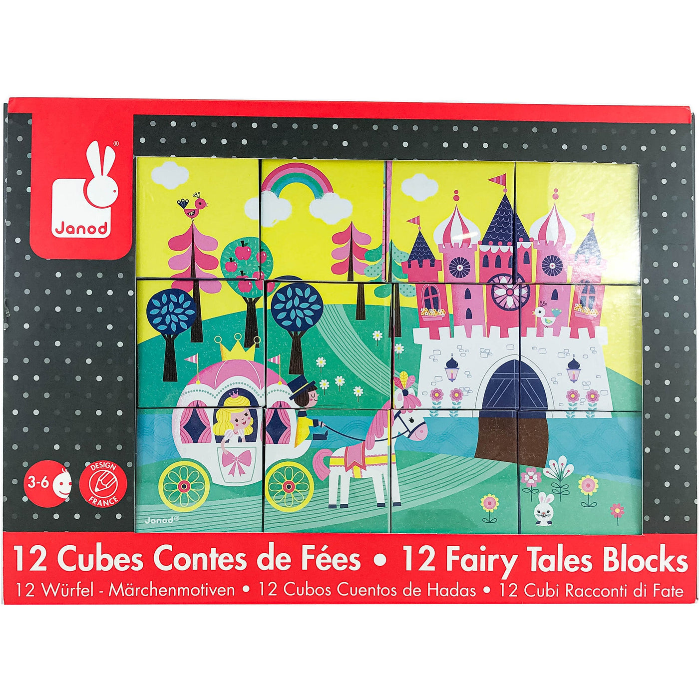 Set de cubes d'activités "Puzzle cubes contes de fées" de seconde main pour enfant à partir de 3 ans - photo principale