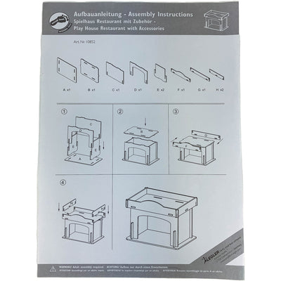Set d'imitation "Restaurant et ses accessoires" de seconde main en bois pour enfant à partir de 3 ans - photo secondaire