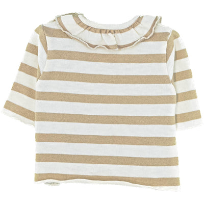 Pull de seconde main en coton pour bébé fille de 3 mois - photo verso