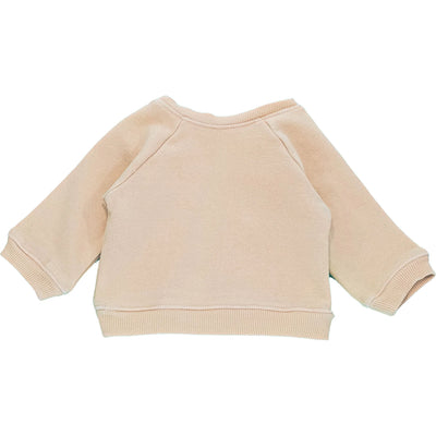 Pull de seconde main en coton pour bébé fille de 3 mois - photo verso