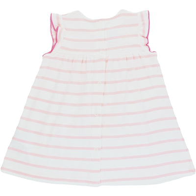 Robe à manches courtes de seconde main en coton pour bébé fille de 6 mois - photo verso