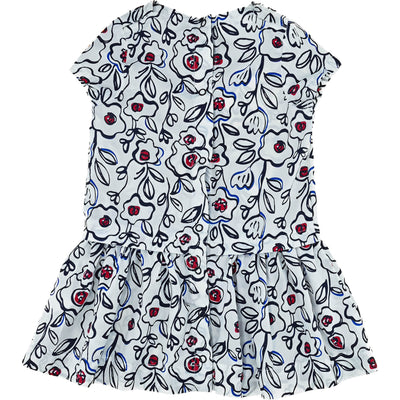 Robe à manches courtes de seconde main en coton pour bébé fille de 18 mois - photo verso