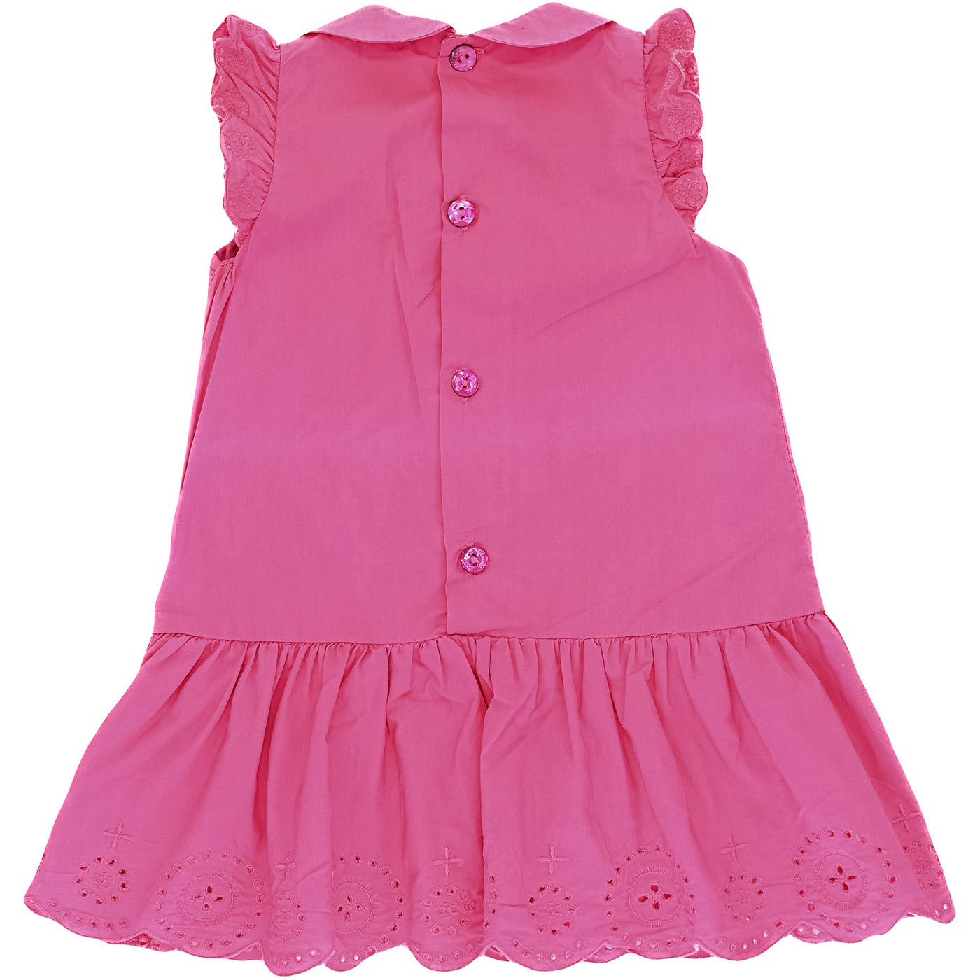 Robe à manches courtes de seconde main en coton pour bébé fille de 9 mois - photo verso