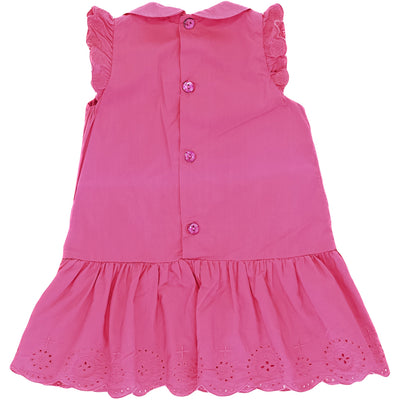 Robe à manches courtes de seconde main en coton pour bébé fille de 9 mois - photo verso