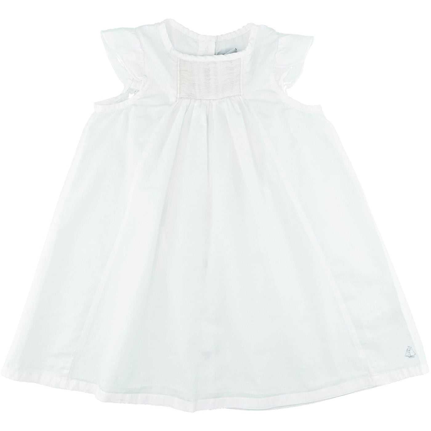 Robe à manches courtes de seconde main en coton pour bébé fille de 18 mois - photo recto