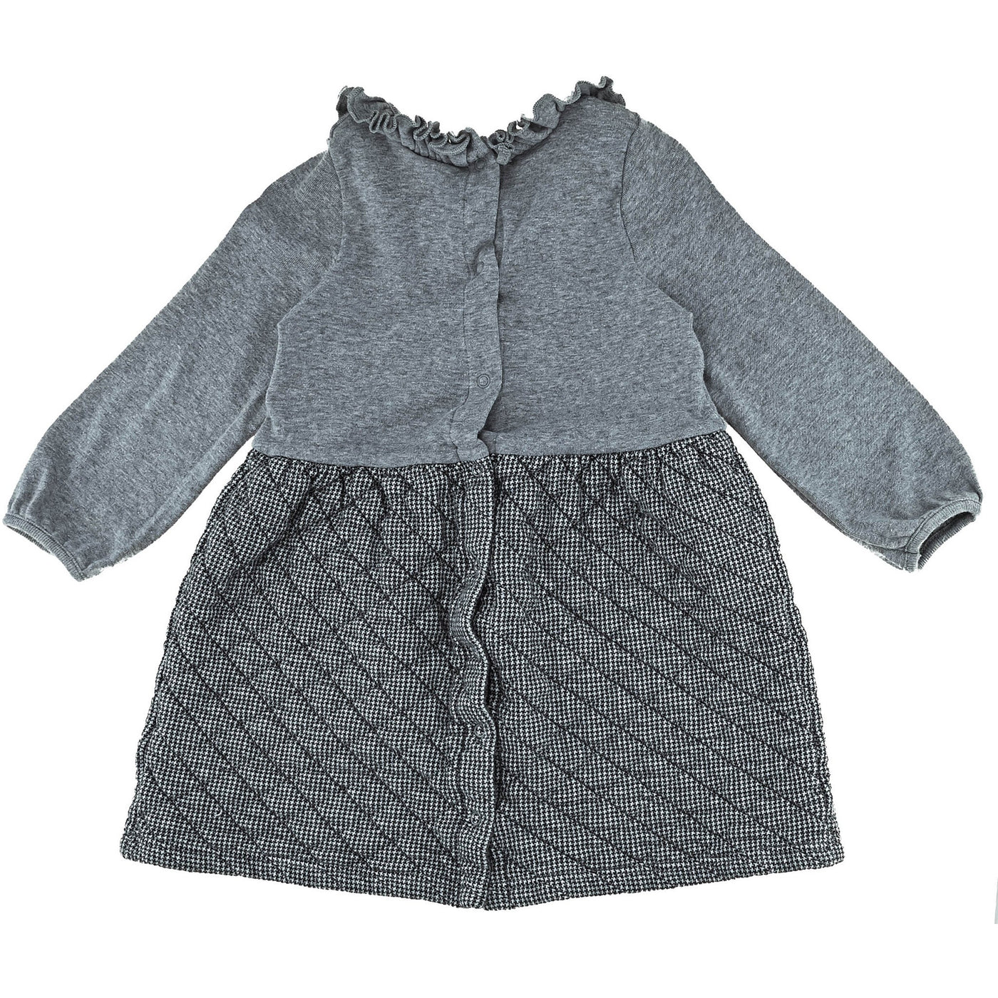 Robe à manches longues de seconde main en coton pour bébé fille de 24 mois - photo verso