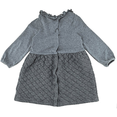 Robe à manches longues de seconde main en coton pour bébé fille de 24 mois - photo verso
