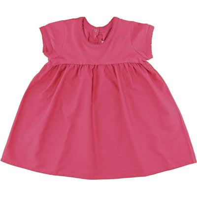 Robe à manches courtes de seconde main en coton pour bébé fille de 6 mois - photo recto