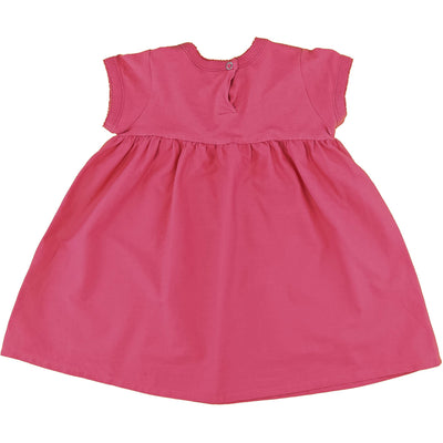 Robe à manches courtes de seconde main en coton pour bébé fille de 6 mois - photo verso