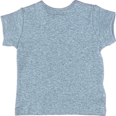 T-Shirt à manches courtes de seconde main en coton bio pour bébé garçon de 18 mois - photo verso