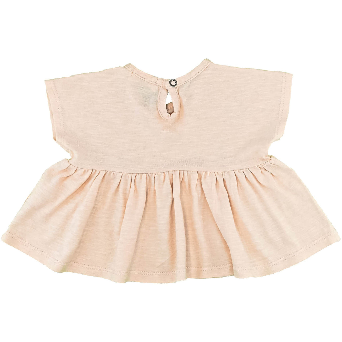 T-Shirt à manches courtes de seconde main en coton pour bébé fille de 6 mois - photo verso