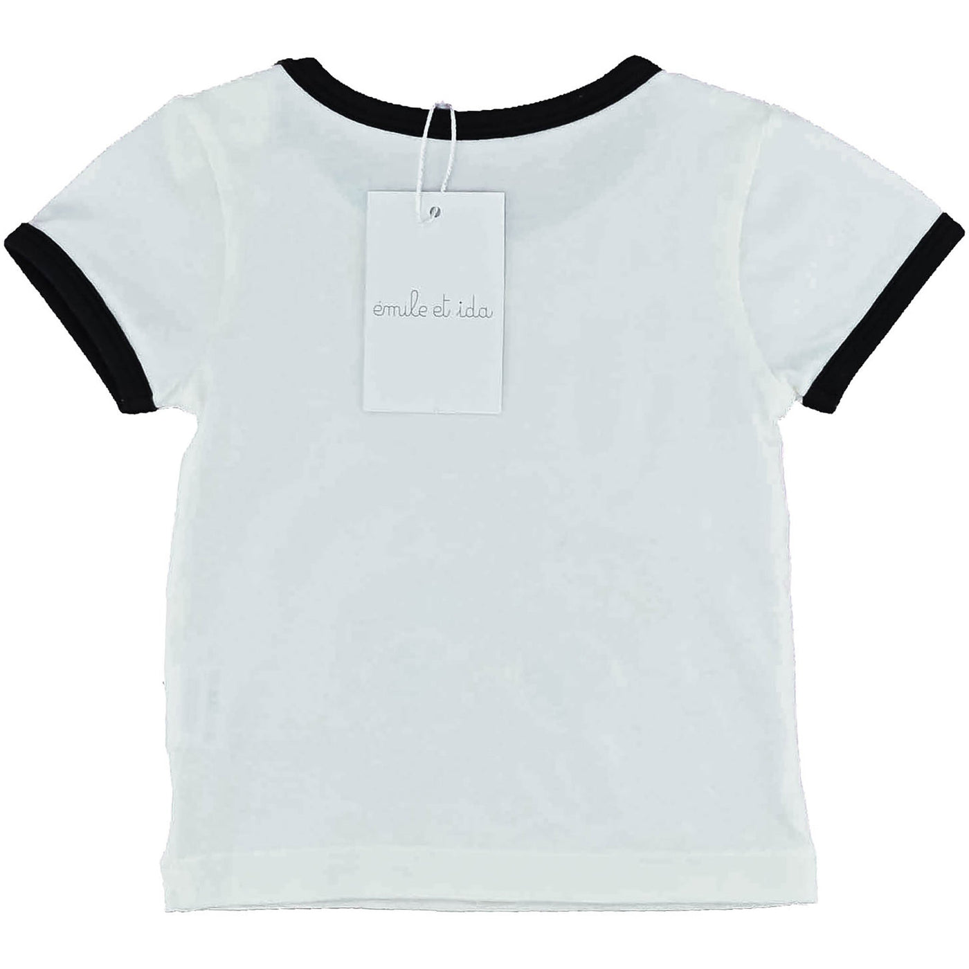 T-Shirt à manches courtes de seconde main en coton pour bébé fille de 6 mois - photo verso