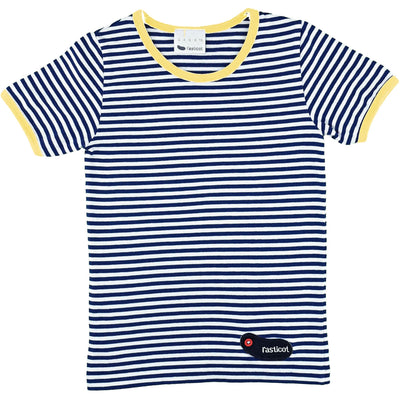 T-Shirt à manches courtes de seconde main en coton bio et élasthanne pour enfant fille de 4 ans - photo recto