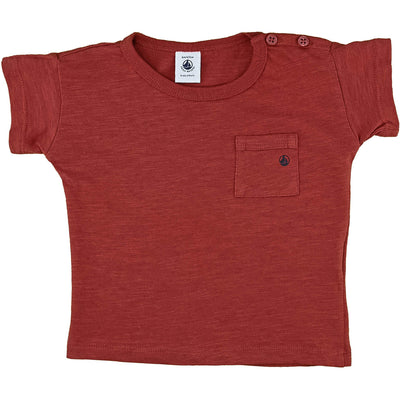 T-Shirt à manches courtes de seconde main en coton pour bébéde 6 mois - photo recto
