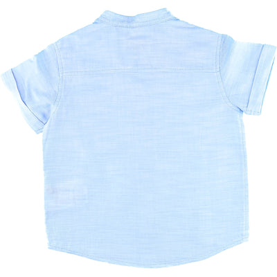 Chemise à manches courtes de seconde main en coton pour bébé garçon de 18 mois - photo verso