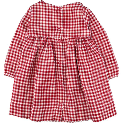 Robe à manches longues de seconde main en coton pour bébé fille de 6 mois - photo verso