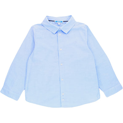 Chemise à manches longues de seconde main en coton pour enfant garçon de 3 ans - photo recto
